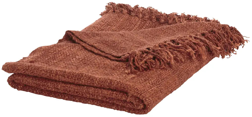 Gaia, 51 X 67, Brick, Cotton Throw