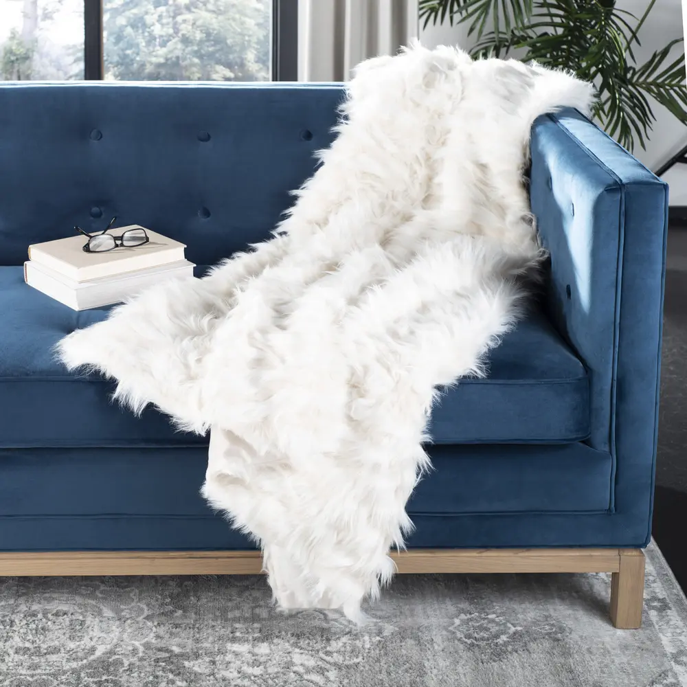 Luxe Feather Throw