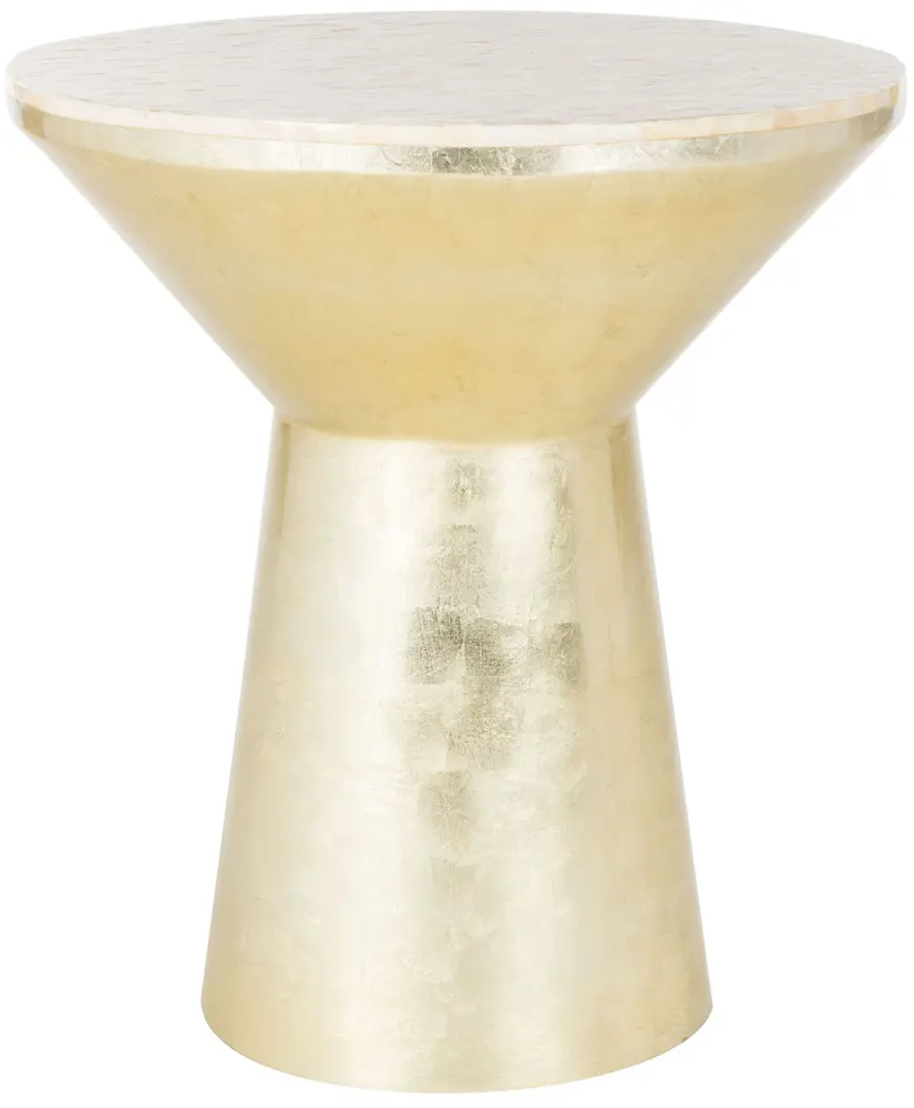 Fae Mosaic Top Round Side Table