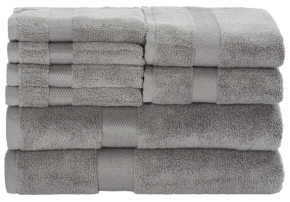 Plush 8 Pc Towel Bundle