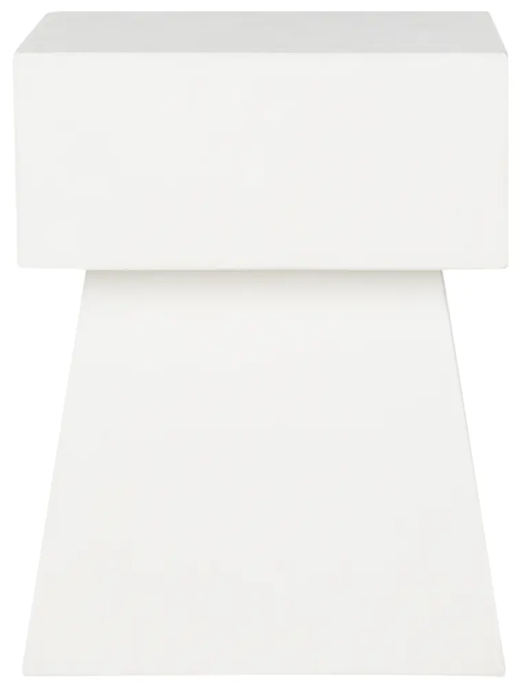 Zen Indoor/Outdoor Mushroom Modern Concrete 18.1 Inch H Accent Table