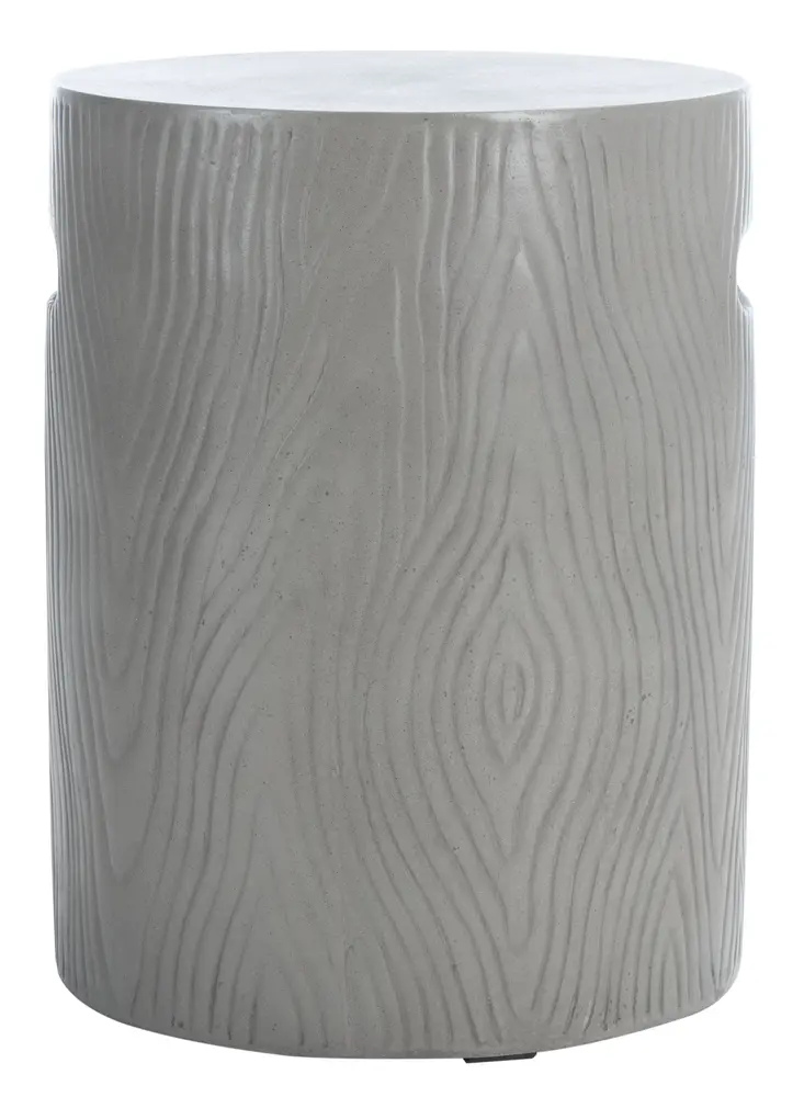 Trunk Concrete Accent Stool