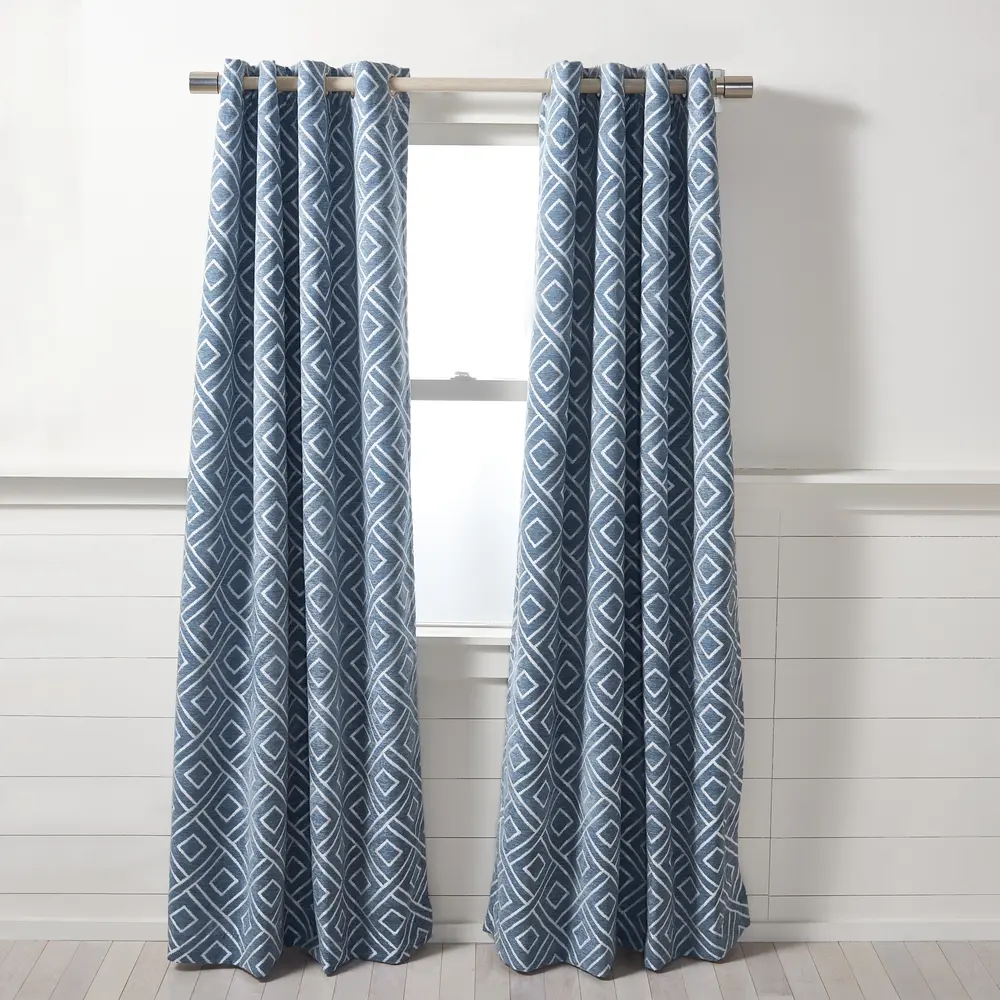Cecille Window Treatment/Blue