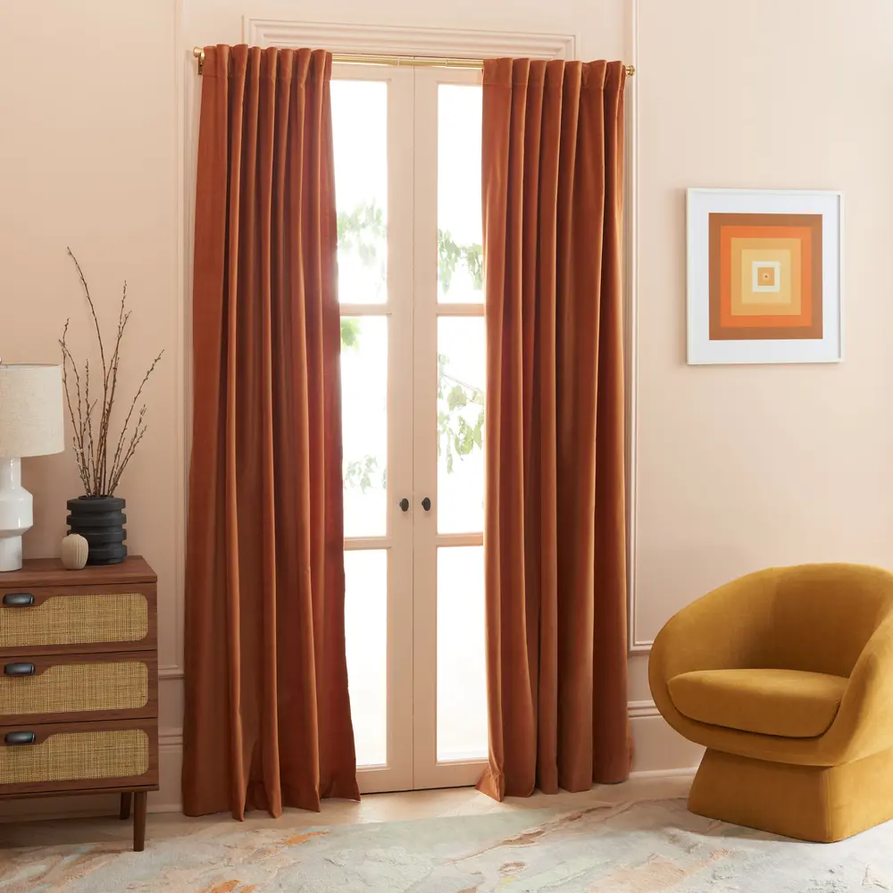 Jiana Window Treatment/Rust