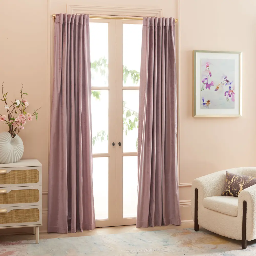 Rosedale Window Treatment/Light Pink