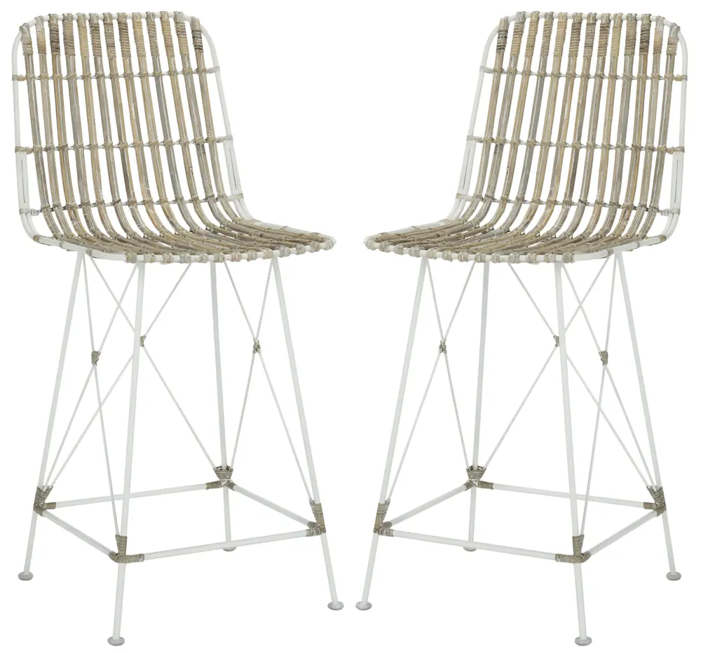 Minerva Wicker Counter Stool