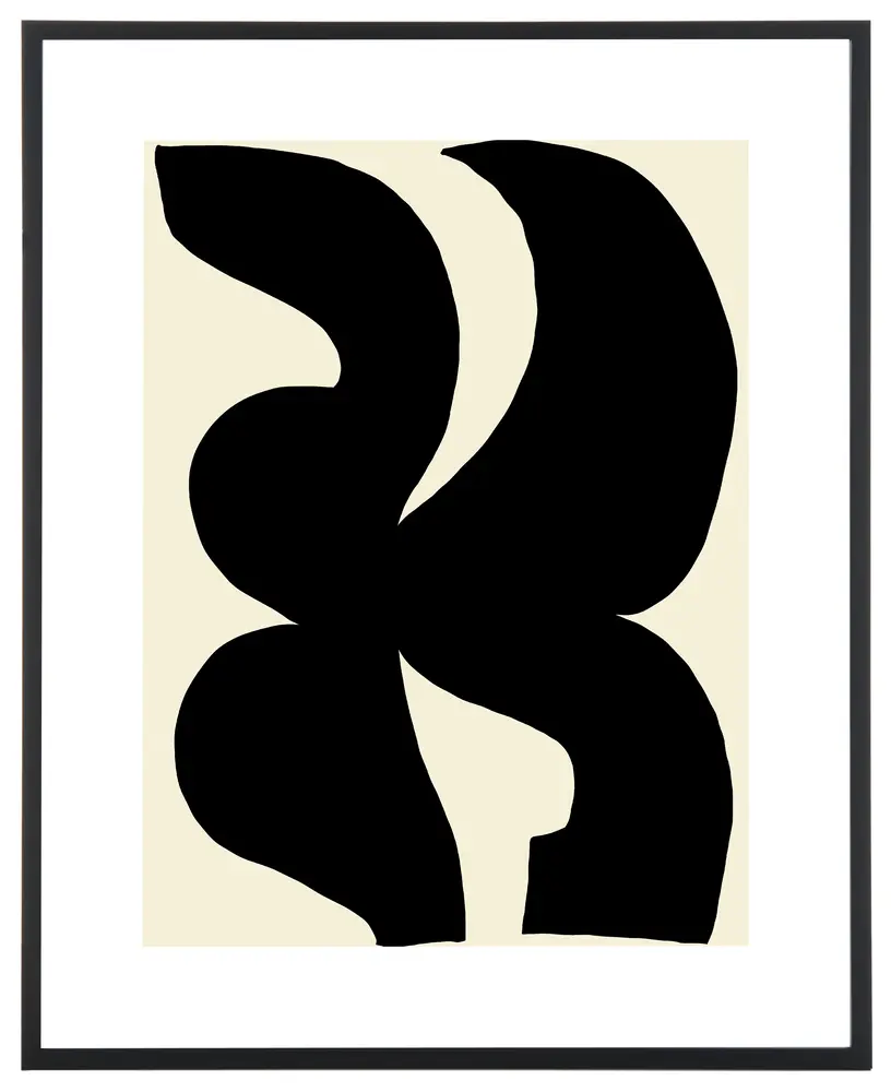 Poet's Pen, 24 X 30 Inch, Antique Ivory/Black, Framed Wall Art