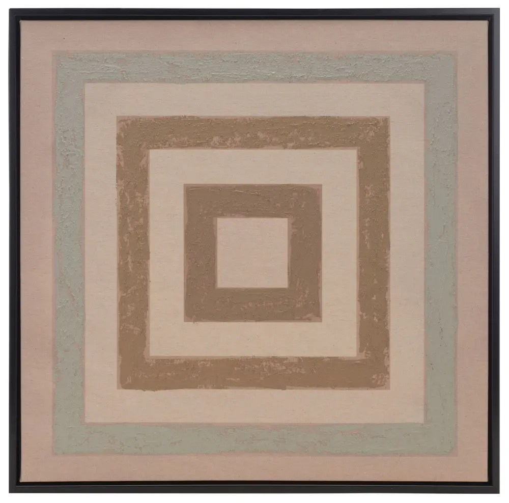 Stonebridge, 24 X 24, Stone/Taupe, Framed Wall Art