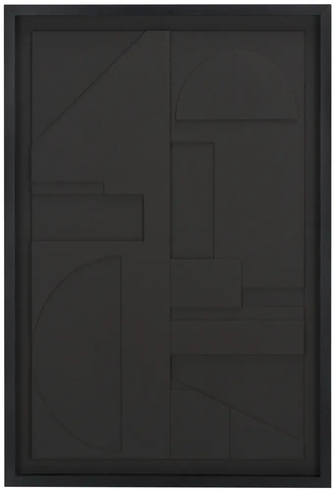 Power Outage , 24X36, Black,  Foam/Ps/Mdf, Framed Dimensional Art