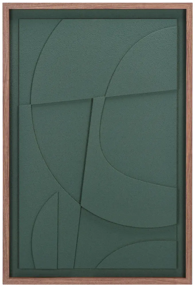 Nature's Edge, 24X36, Green, Foam/Ps/Mdf, Framed Dimensional Art