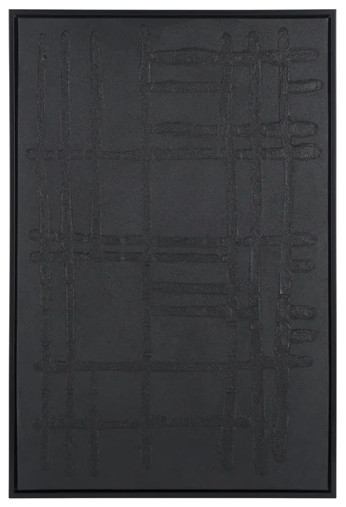 Soho Streets, 24X36, Black, Plaster/Polyester Canvas/Mdf/Ps, Framed Wall Art