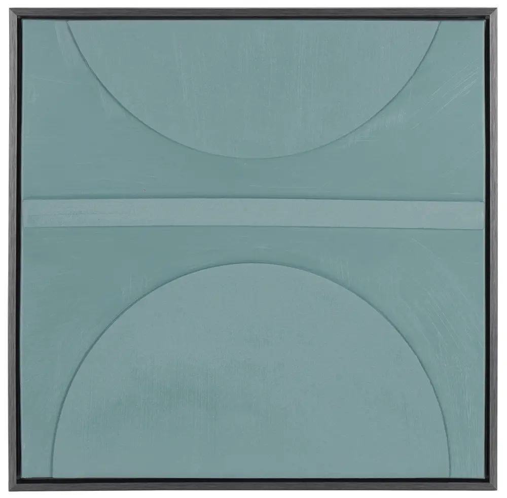 Around The Block, 24X24, Blue/Grey,Polyester Canvas/Ps/Mdf, Framed Wall Art