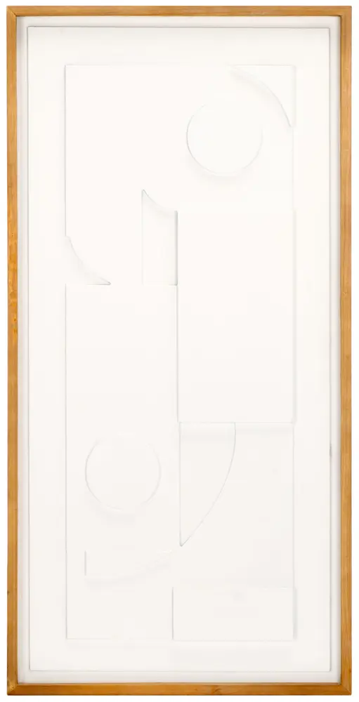 Memory, 15.75 X 31.5, White, Framed Dimensional Wall Art
