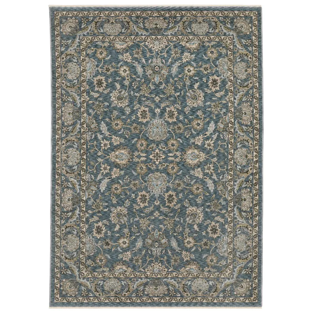 Aberdeen 070H1 Blue/ Beige Indoor Area Rug - 7'10