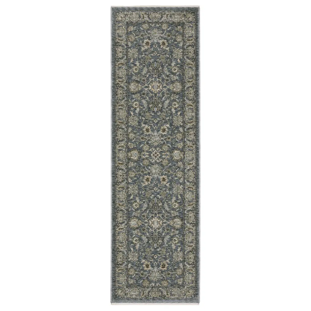 Aberdeen 070H1 Blue/ Beige Indoor Area Rug - 2'3
