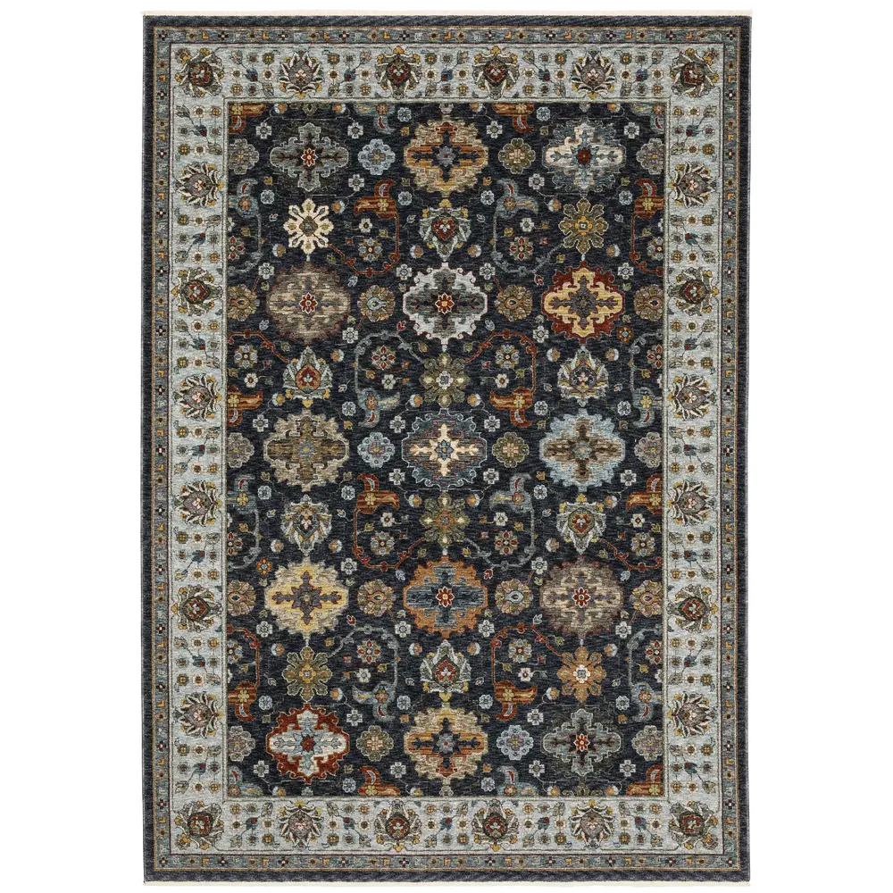 Aberdeen 561B1 Blue/ Multi Indoor Area Rug - 12' x 14'8
