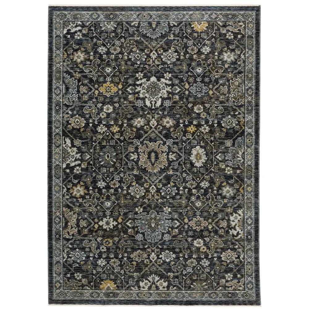 Aberdeen 533K1 Blue/ Light Blue Indoor Area Rug - 9'10
