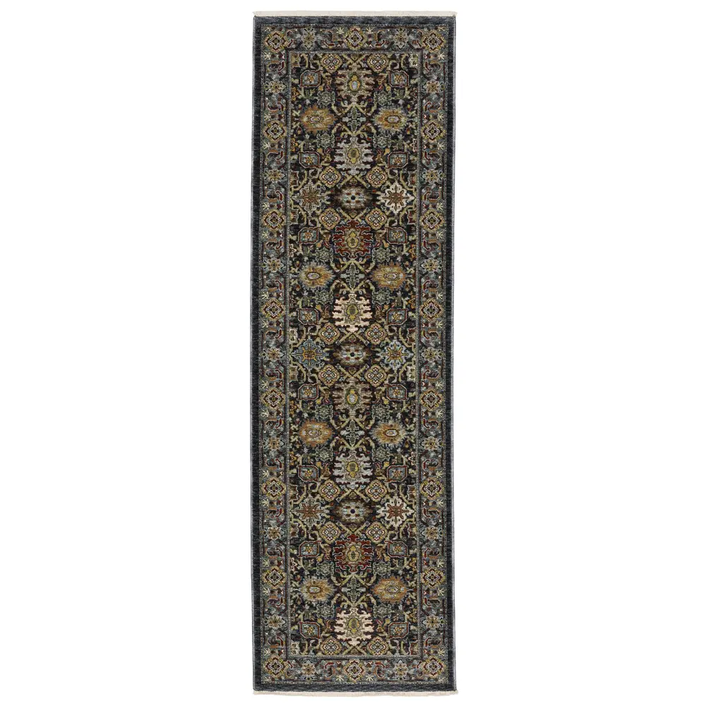 Aberdeen 4922D Blue/ Multi Indoor Area Rug - 2'3