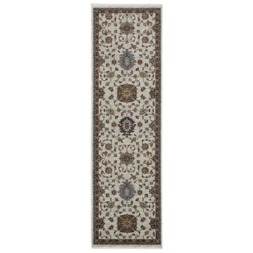 Aberdeen 751W1 Ivory/ Multi Indoor Area Rug - 2'3