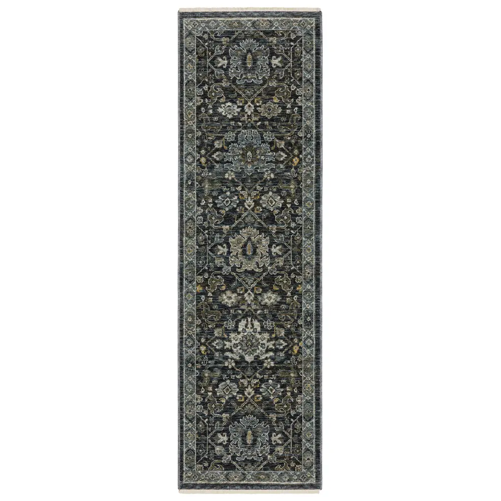 Aberdeen 533K1 Blue/ Light Blue Indoor Area Rug - 2'3