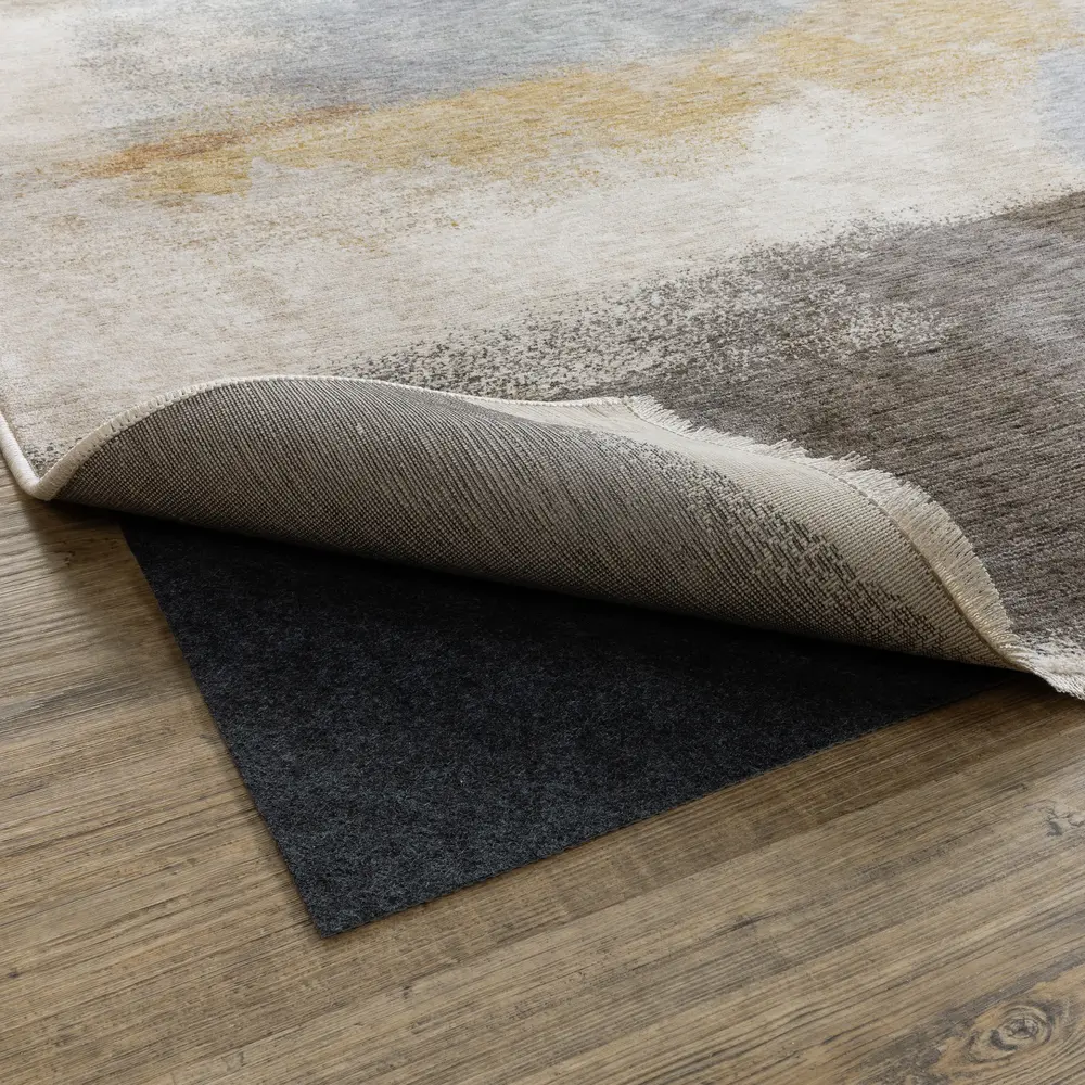 All Purpose Reversible Rug Pad 0004E Grey Indoor Rug Pad - 4'10