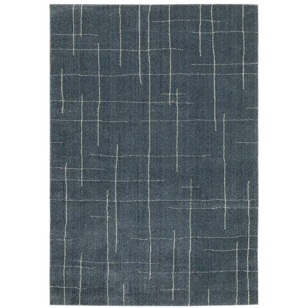 Alton 040B9 Blue/ Gray Indoor Area Rug - 3'3