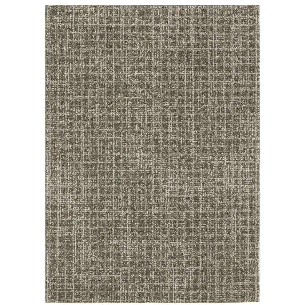 Alton 090N9 Grey/ Beige Indoor Area Rug - 3'3
