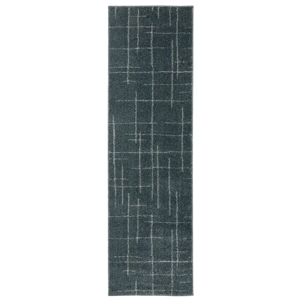 Alton 040B9 Blue/ Gray Indoor Area Rug - 2'3