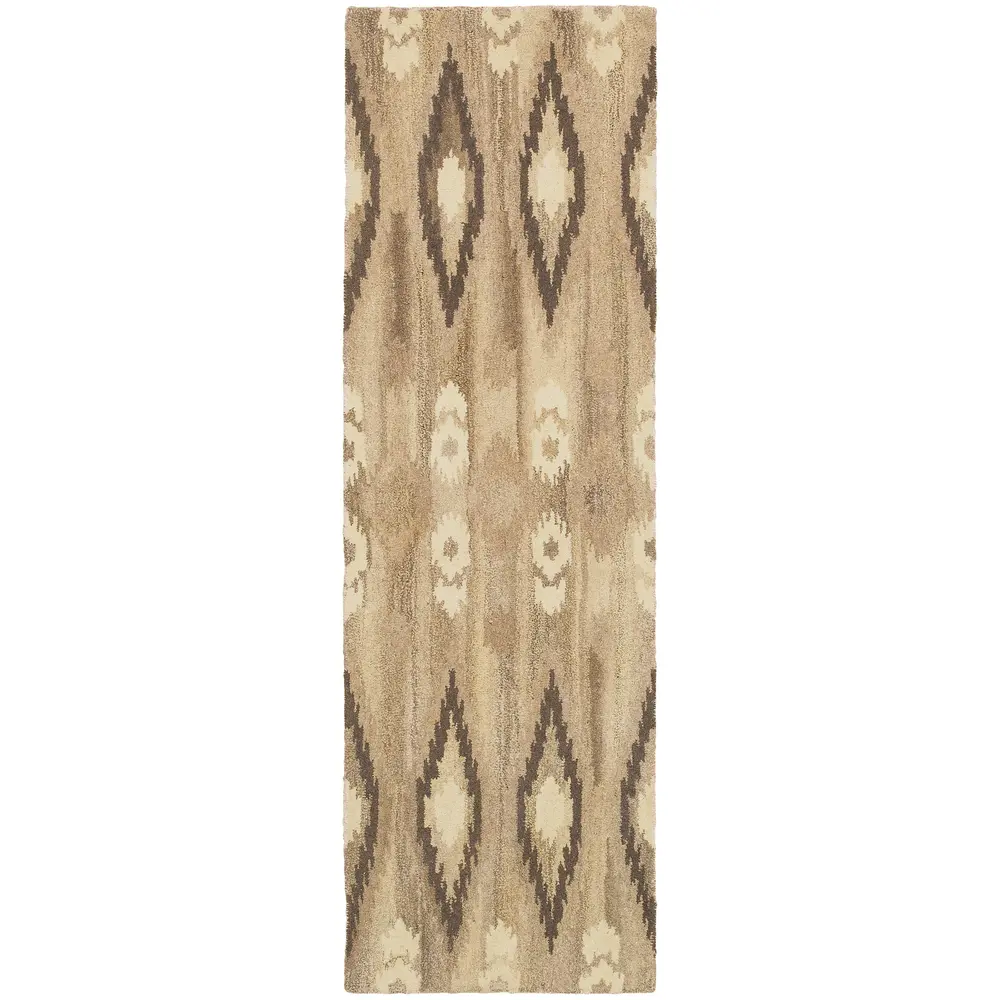 Anastasia 68001 Beige/ Ivory Indoor Area Rug - 2'6