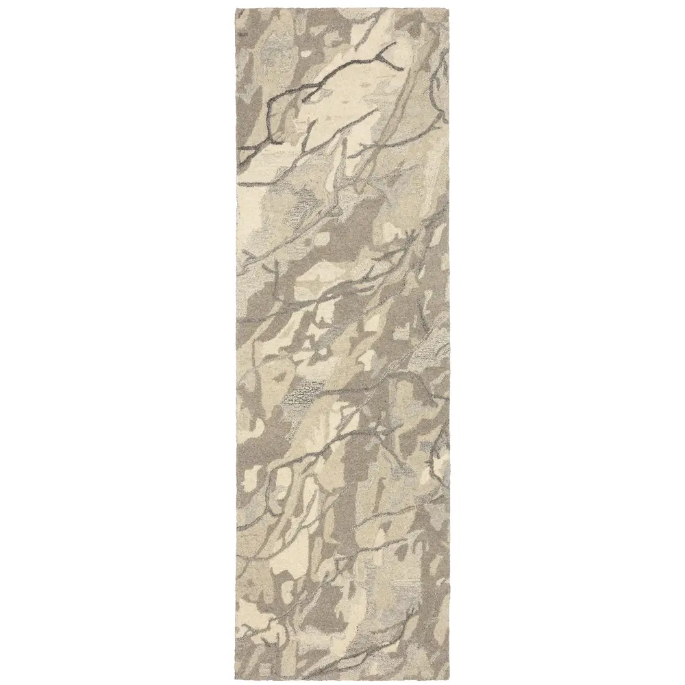 Anastasia 68008 Beige/ Ivory Indoor Area Rug - 2'6