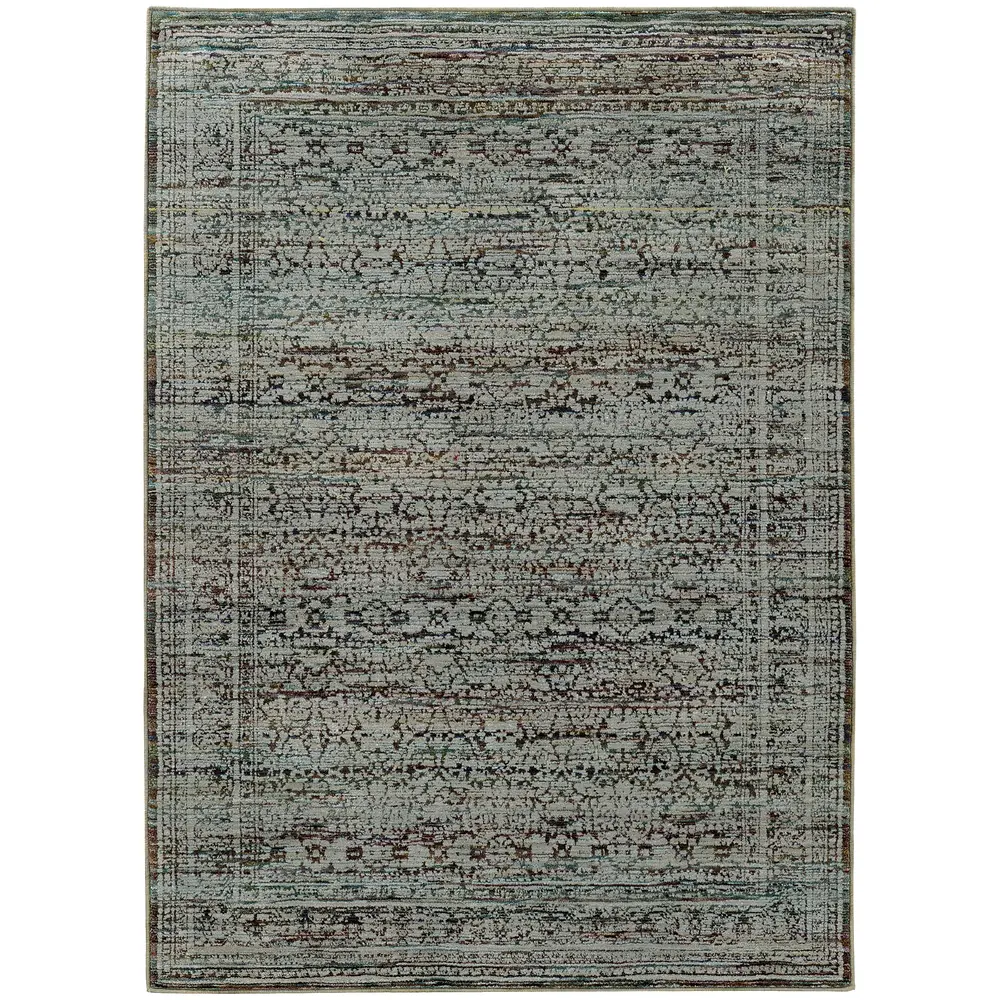 Andorra 7127A Blue/ Purple Indoor Area Rug - 3'3
