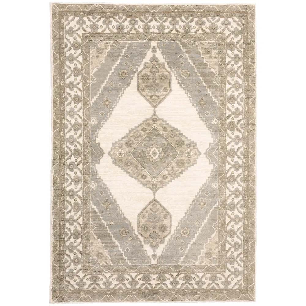 Andorra 298C0 Beige/ Ivory Indoor Area Rug - 8'6