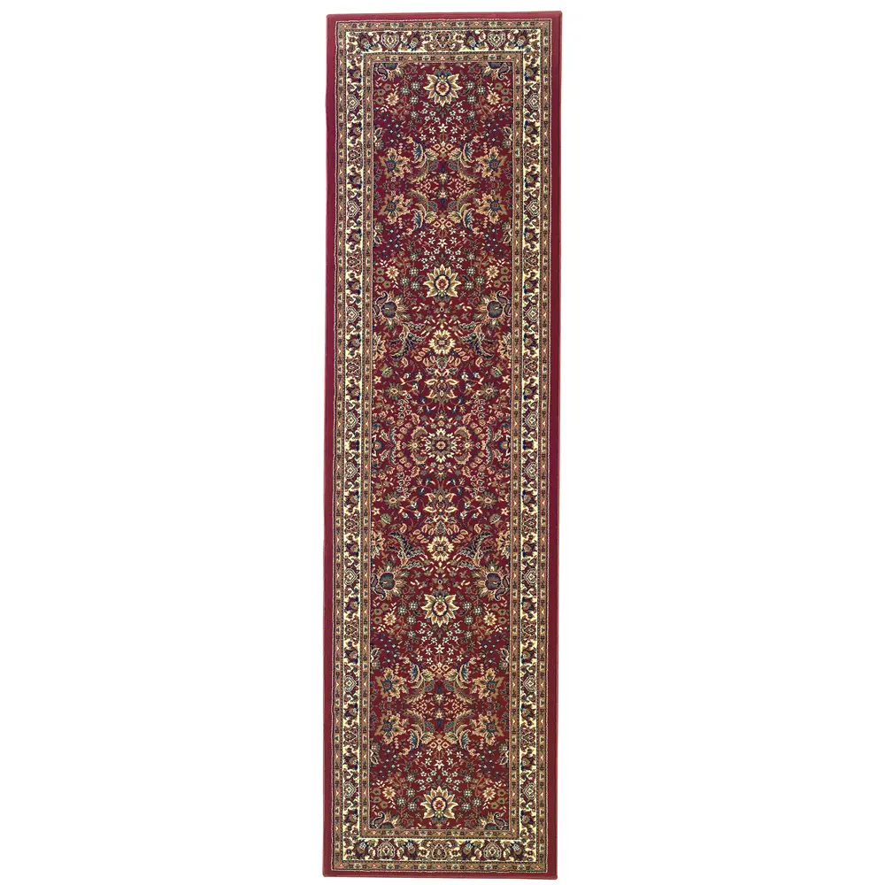 Ariana 113R3 Red/ Ivory Indoor Area Rug - 2'3