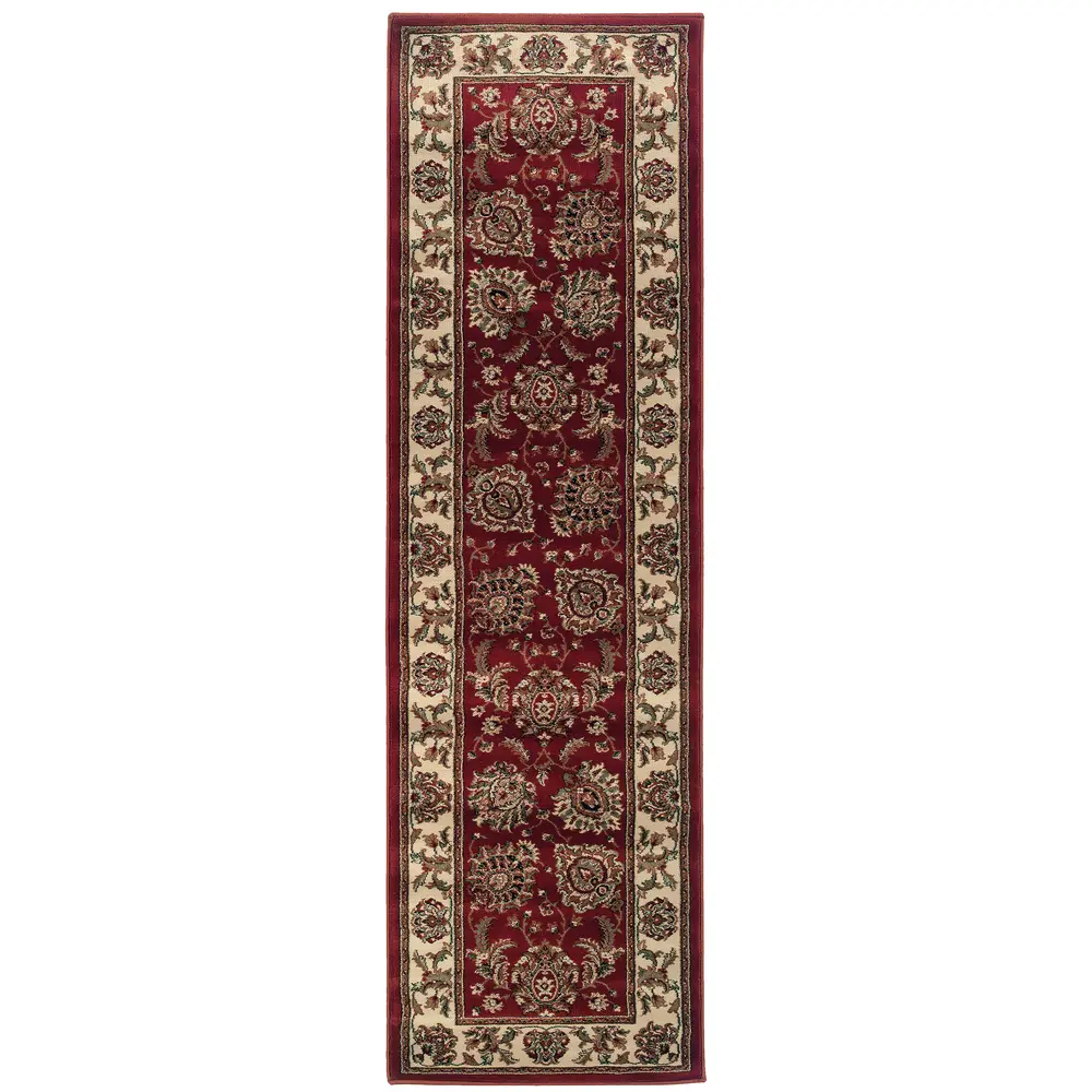 Ariana 117C3 Red/ Ivory Indoor Area Rug - 2'7