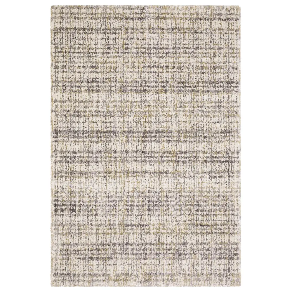 Aspen 2877B Ivory/ Gold Indoor Area Rug - 5'3