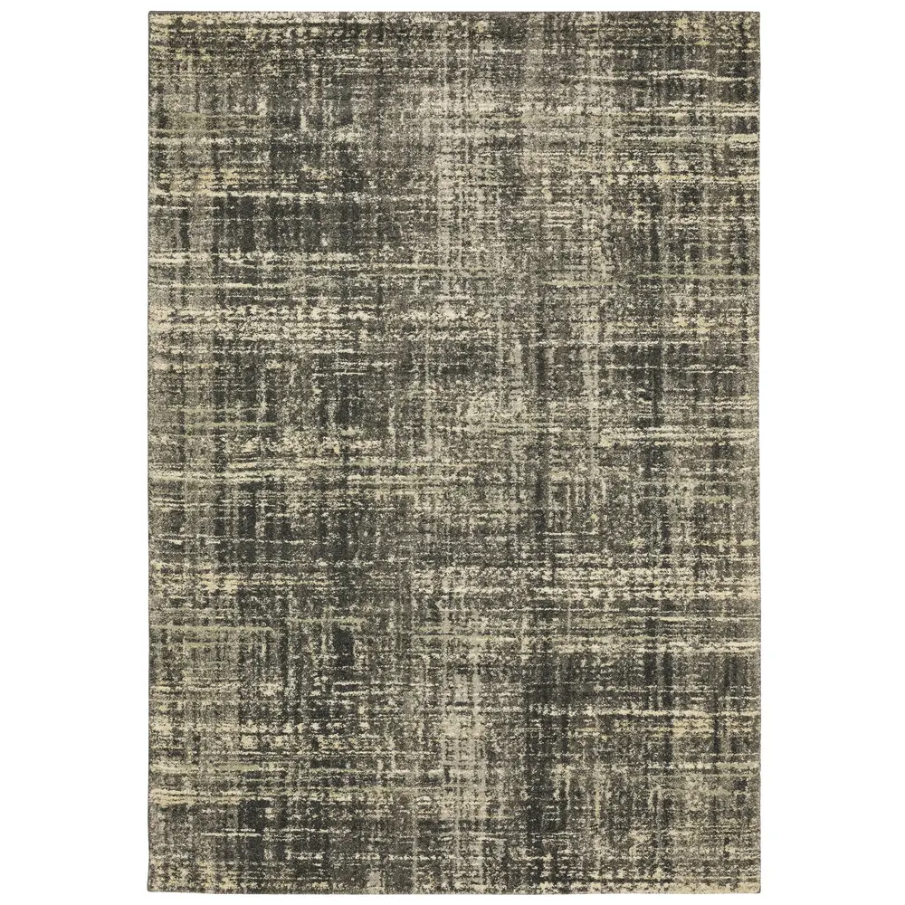 Astor 2541M Charcoal/ Beige Indoor Area Rug - 5'3