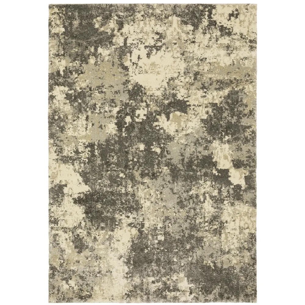 Astor 7150D Grey/ Beige Indoor Area Rug - 5'3