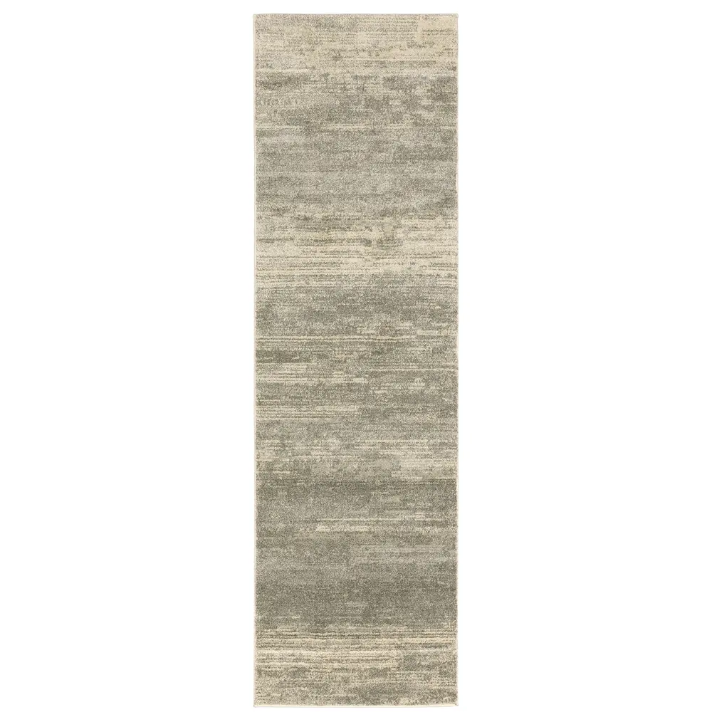 Astor 5572E Grey/ Beige Indoor Area Rug - 2'3
