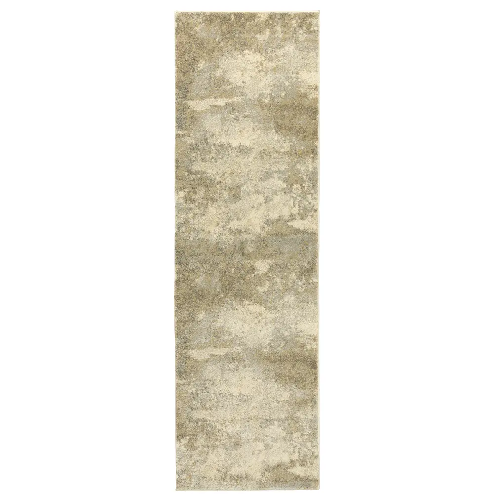 Astor 8322J Gold/ Beige Indoor Area Rug - 2'3