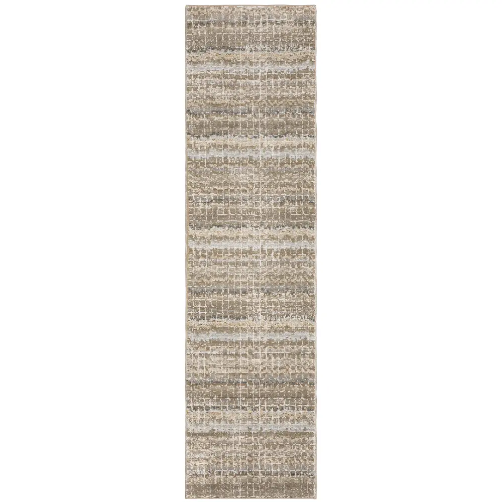 Atlas 747E0 Ivory/ Grey Indoor Area Rug - 2'3