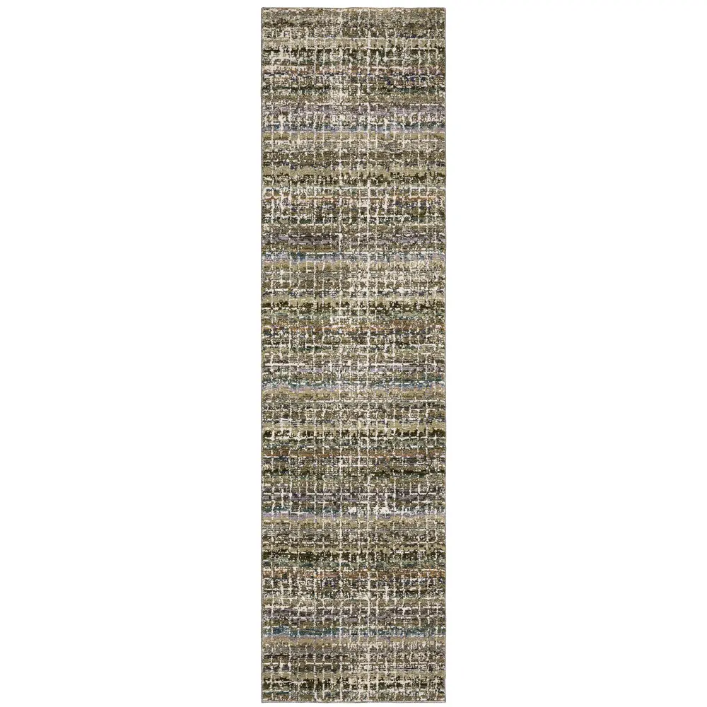 Atlas 747A0 Green/ Multi Indoor Area Rug - 2'6