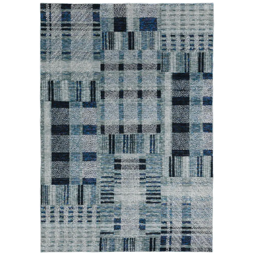 Atlas 752B0 Blue Indoor Area Rug - 10' x 13'2