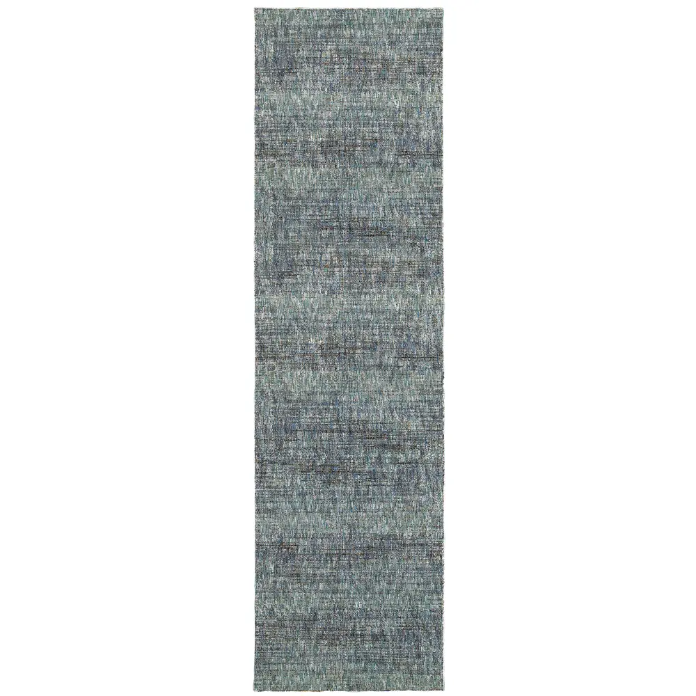 Atlas 8033J Blue/ Grey Indoor Area Rug - 2'3