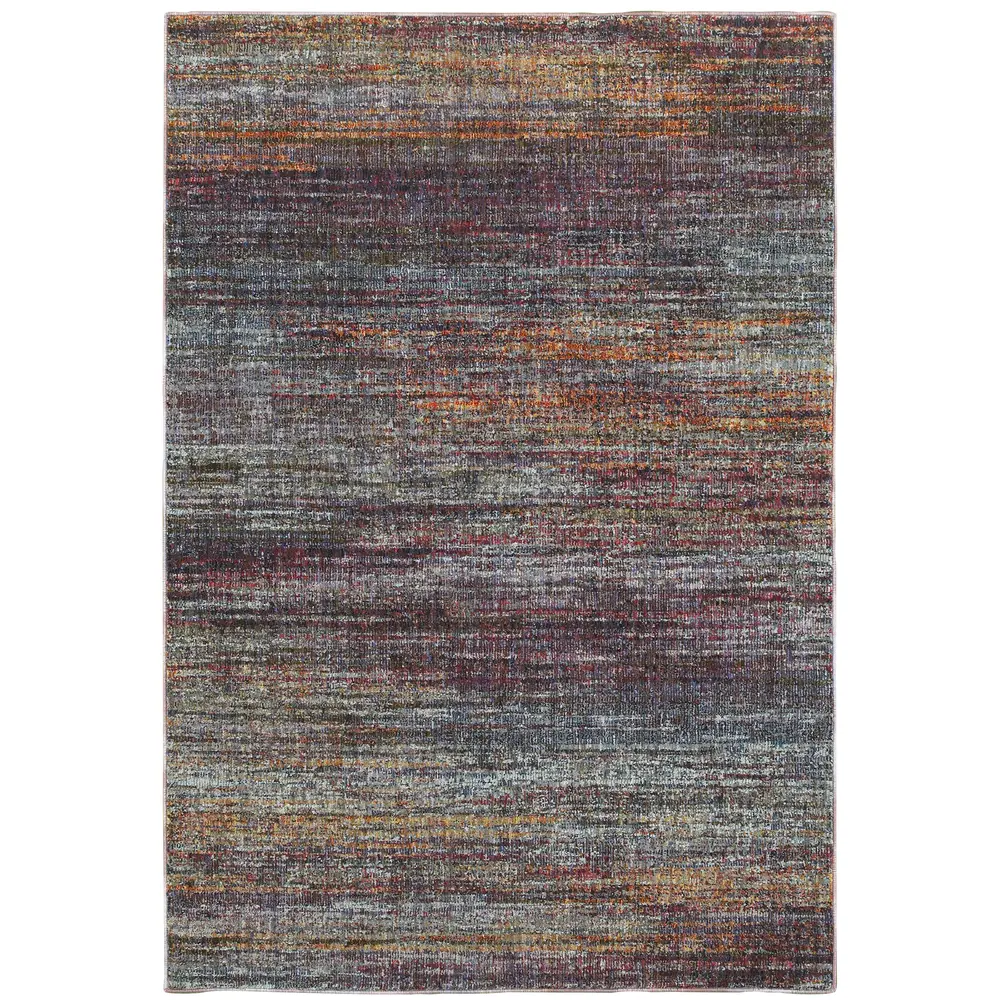 Atlas 8037B Multi-colored Indoor Area Rug - 1'10