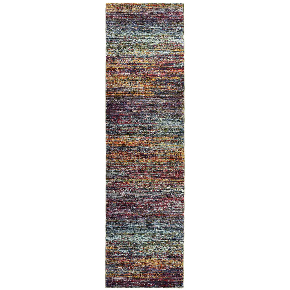 Atlas 8037B Multi-colored Indoor Area Rug - 2'6