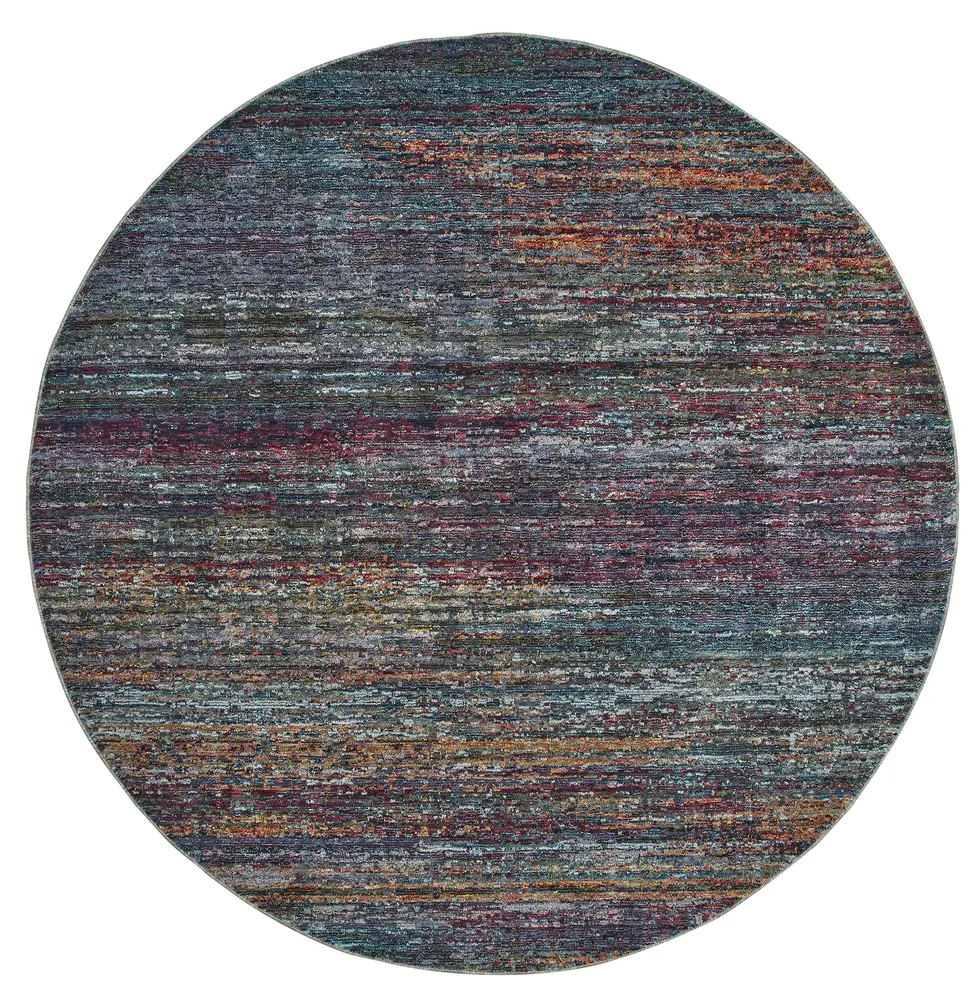 Atlas 8037B Multi-colored Indoor Area Rug - 7'10