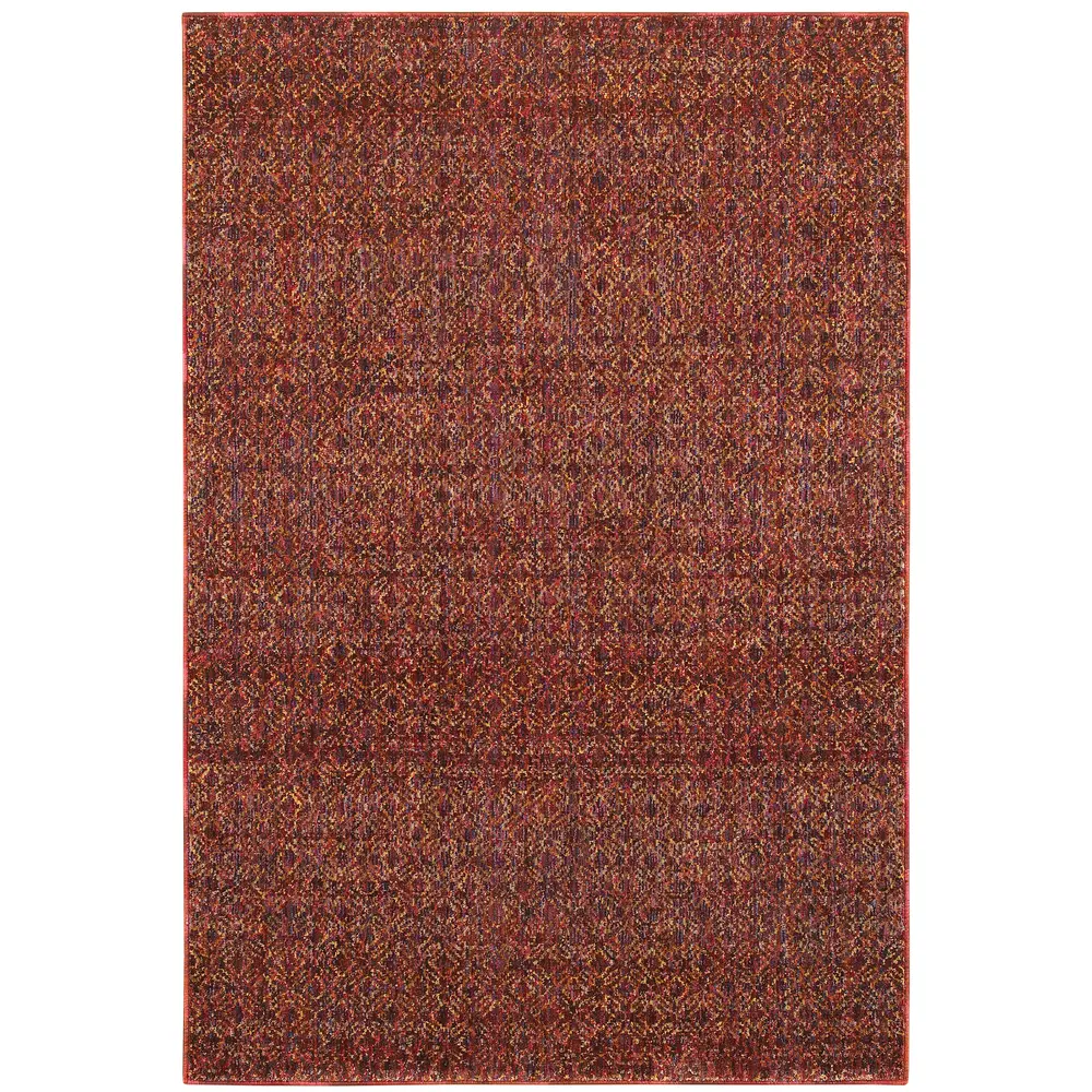 Atlas 8048K Red/ Rust Indoor Area Rug - 8'6