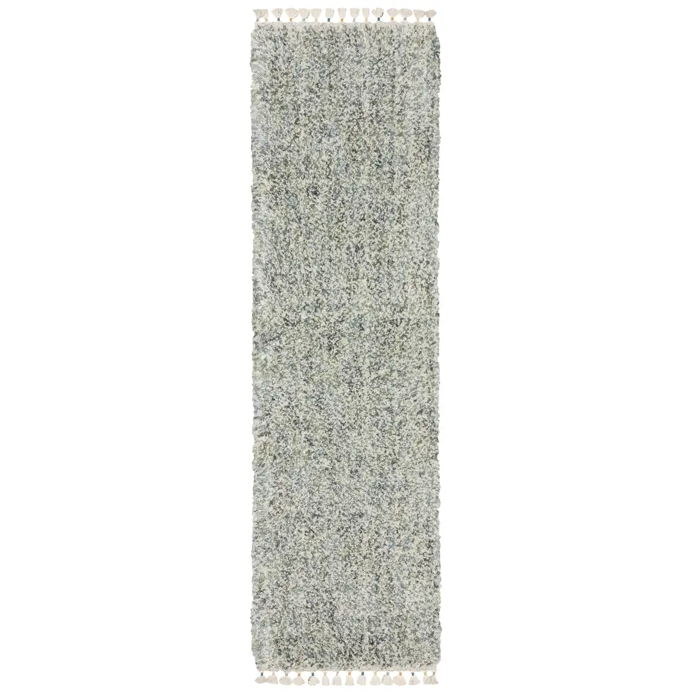 Axis AX02A Light Blue/Ivory Indoor Area Rug - 2'3