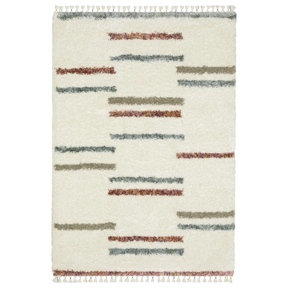 Axis AX04A Ivory/ Multi Indoor Area Rug - 9'10