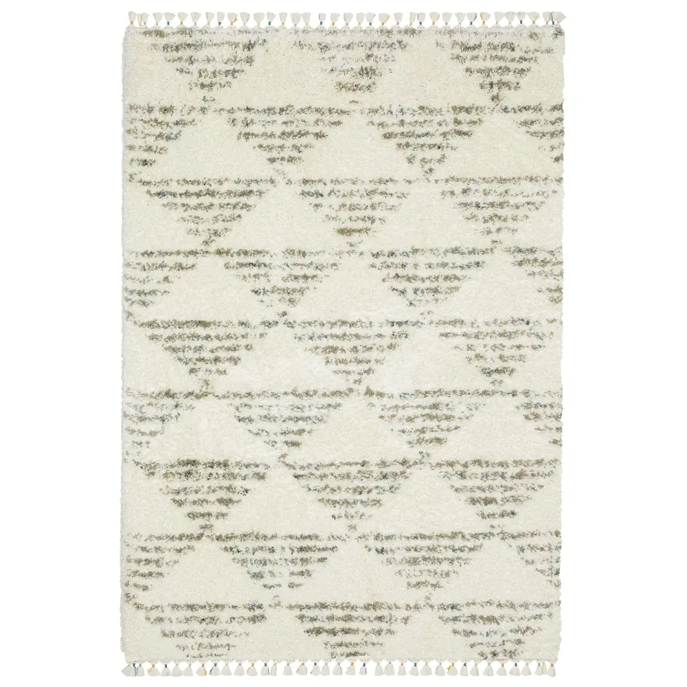 Axis AX05A Ivory/ Multi Indoor Area Rug - 6'7